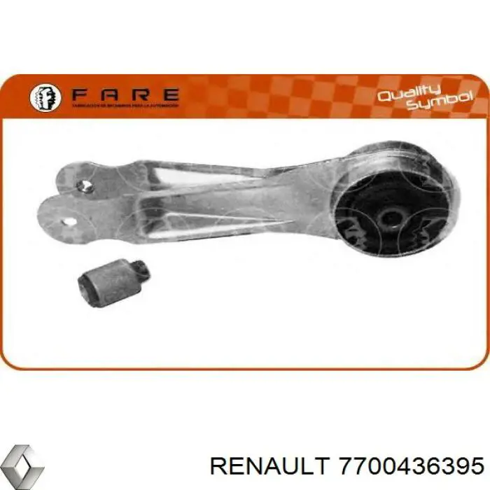 7700436395 Renault (RVI) coxim (suporte traseiro de motor (bloco silencioso))