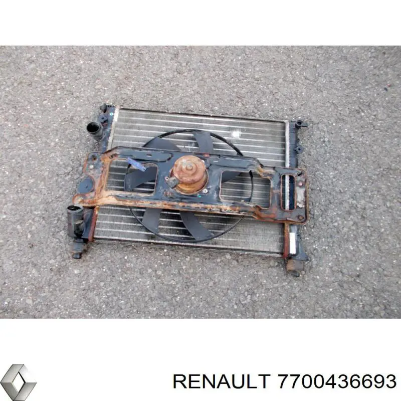 7700436693 Renault (RVI) радиатор