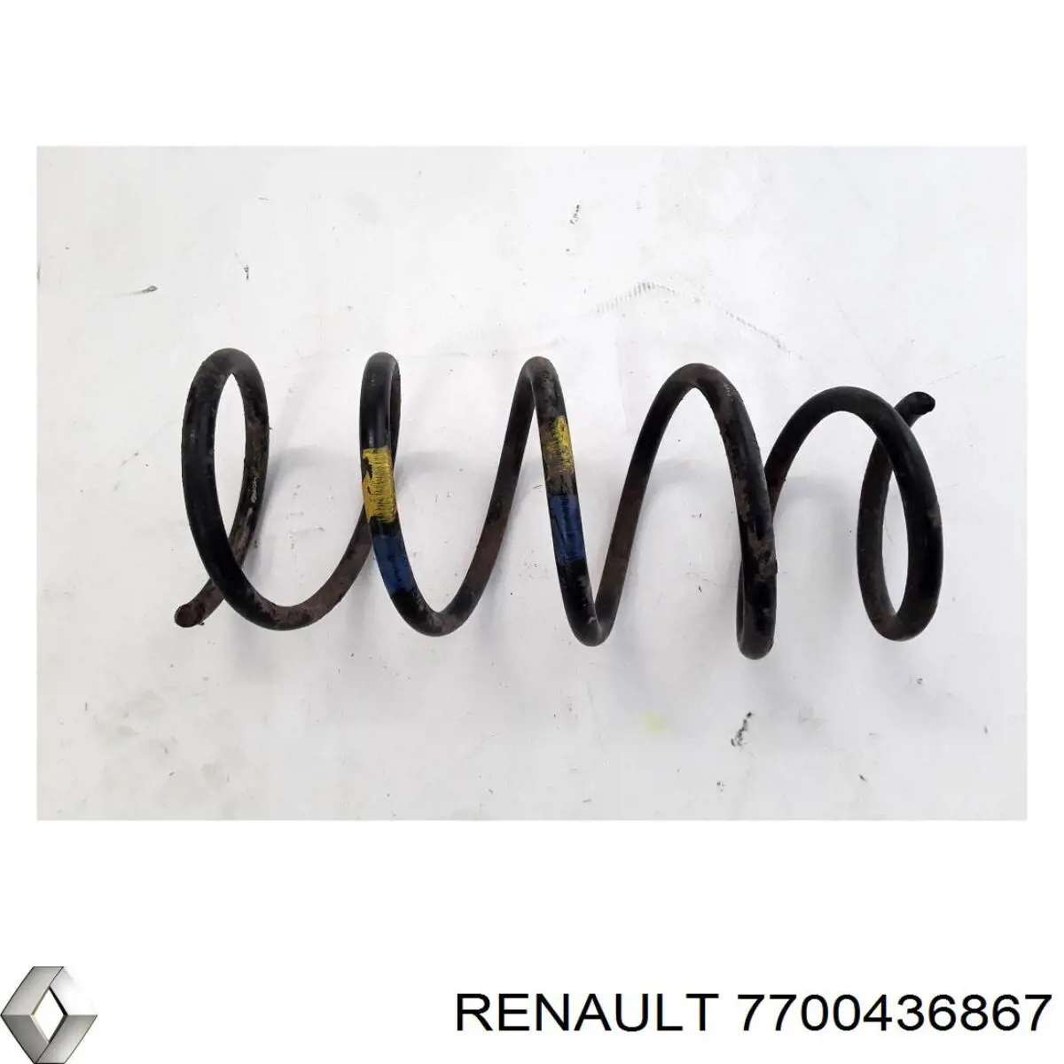 Muelle de suspensión eje trasero 7700436867 Renault (RVI)