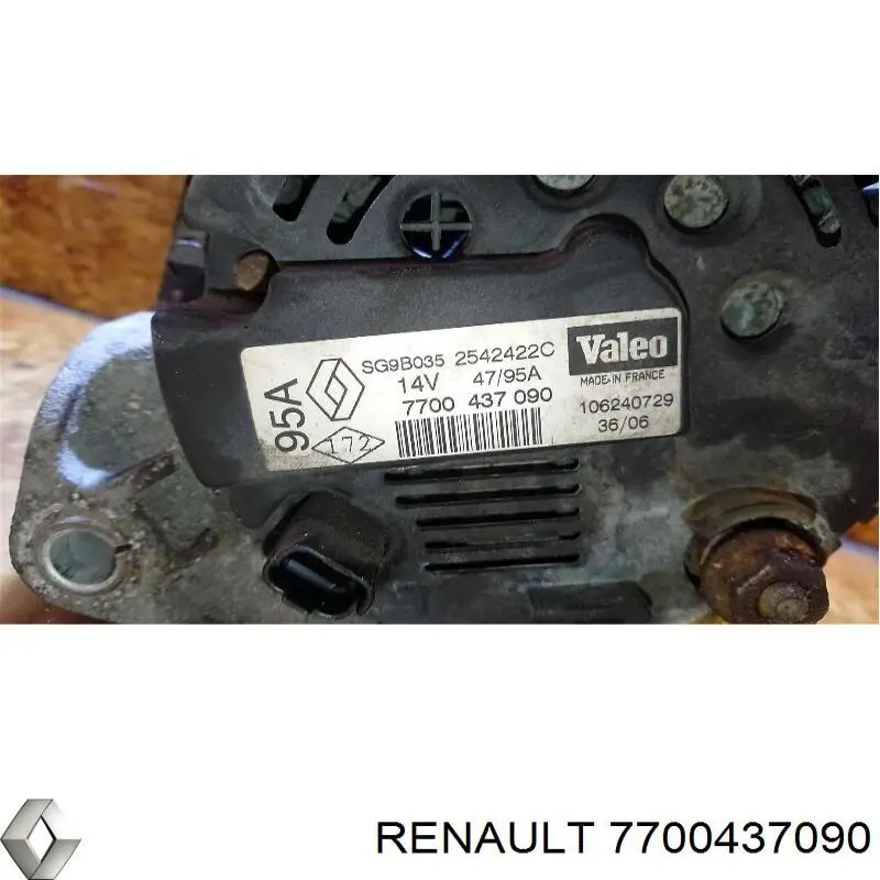 Купить 7700437090 Renault (RVI) Генератор