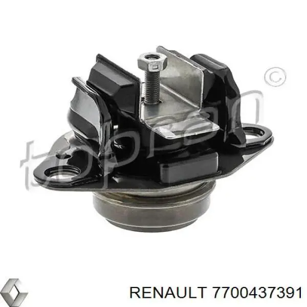 Правая подушка двигателя 7700437391 Renault (RVI)