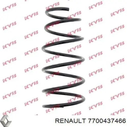 Пружина амортизатора передняя Renault (RVI) 7700437466 цена, от 39.25 USD