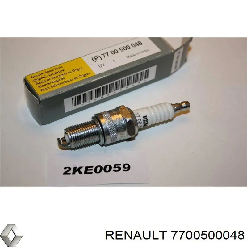 Свеча зажигания Renault (RVI) 7700500048 цена, от 2.74 USD