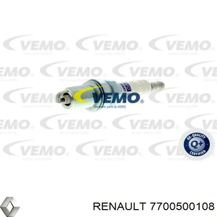 7700500108 Renault (RVI) свечи