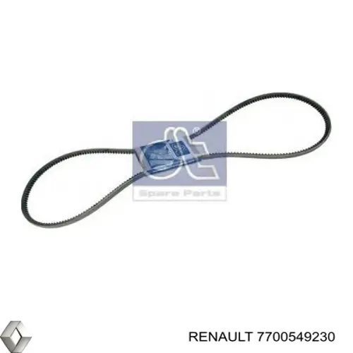 Correa trapezoidal 7700549230 Renault (RVI)