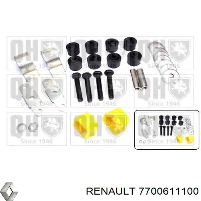 Втулка стабилизатора переднего наружная Renault (RVI) 7700611100