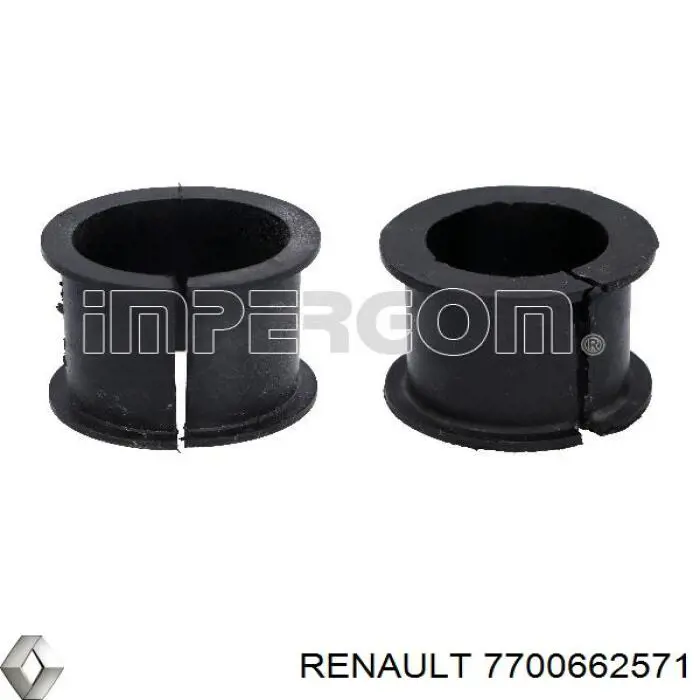 Втулка крепления рулевой рейки левая Renault (RVI) 7700662571 цена, от 1.45 USD