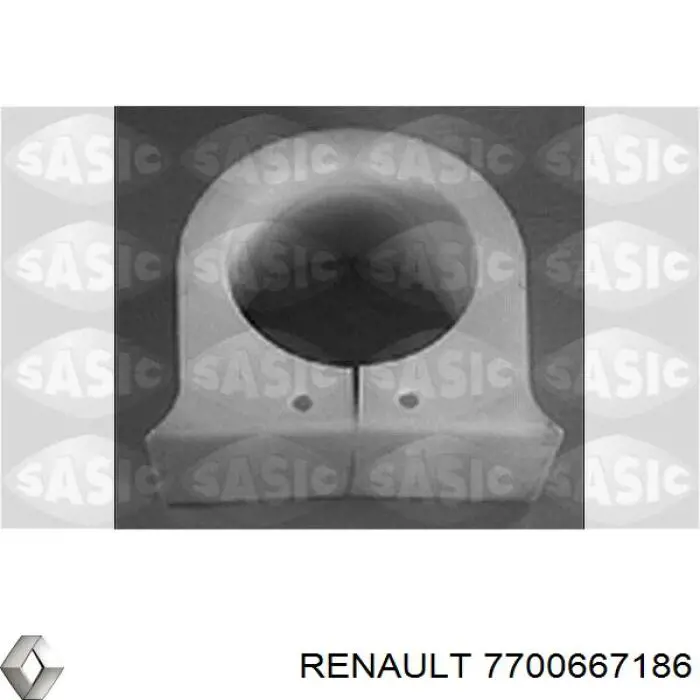 7700667186 Renault (RVI) втулка стабилизатора переднего