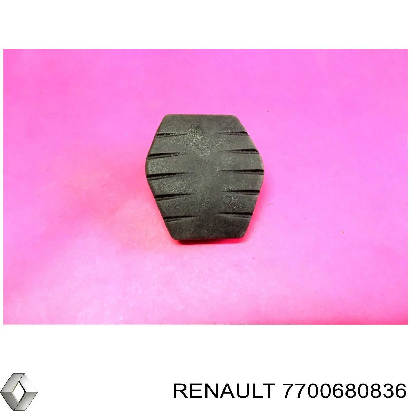 Купить 7700680836 Renault (RVI) Накладка педали тормоза