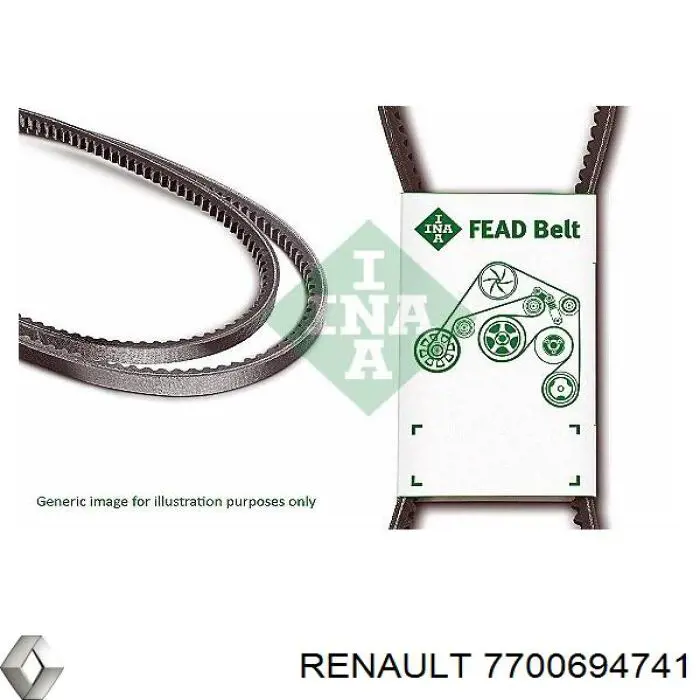 Ремень генератора 7700694741 Renault (RVI)