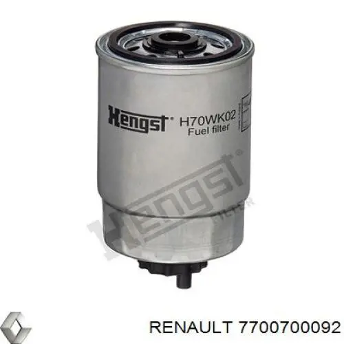 7700700092 Renault (RVI) топливный фильтр