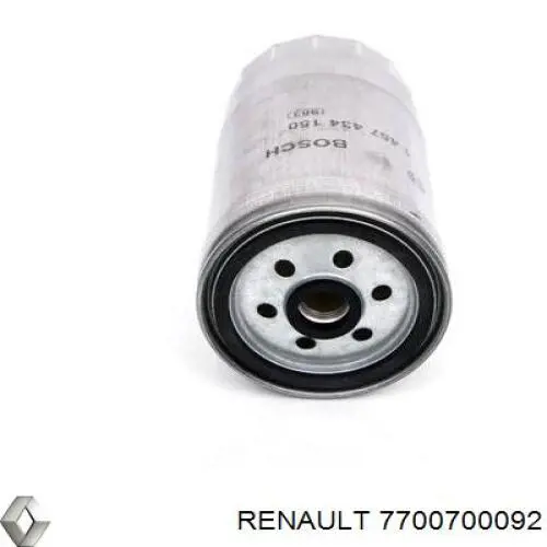 Filtro combustible 7700700092 Renault (RVI)