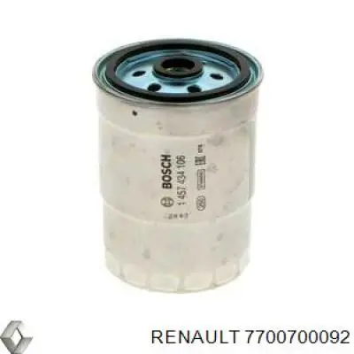 Топливный фильтр 7700700092 Renault (RVI)