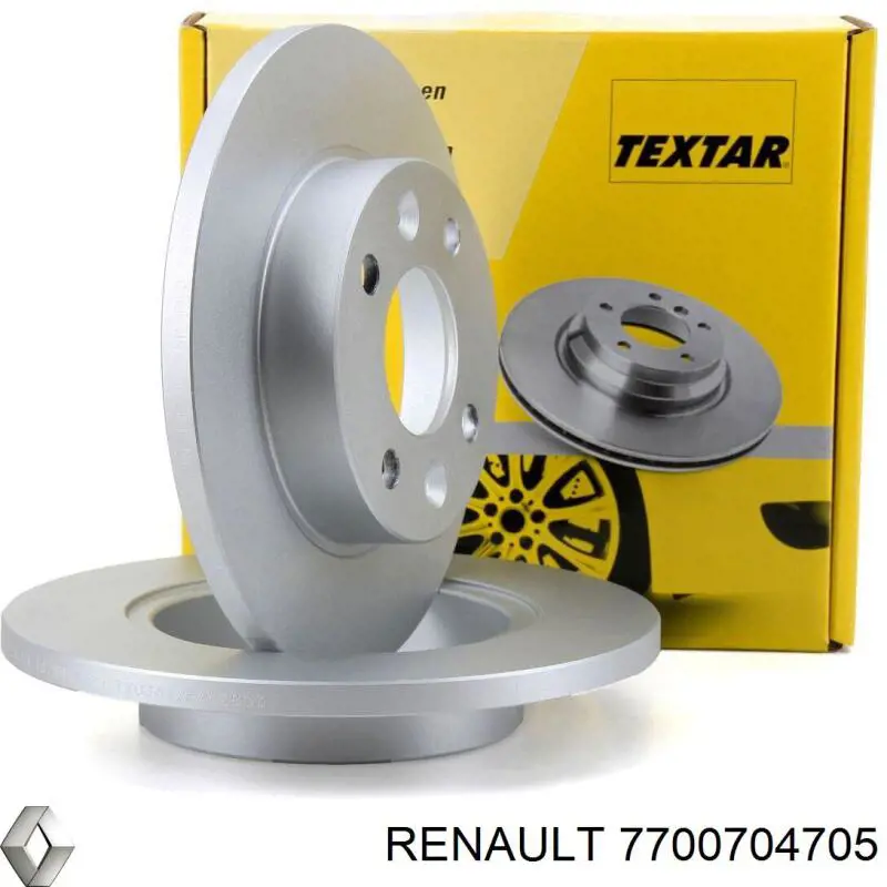 Передний тормозной диск Renault (RVI) 7700704705