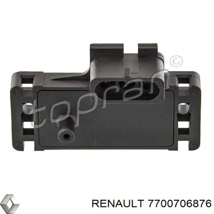 7700706876 Renault (RVI) sensor de pressão no coletor de admissão, map