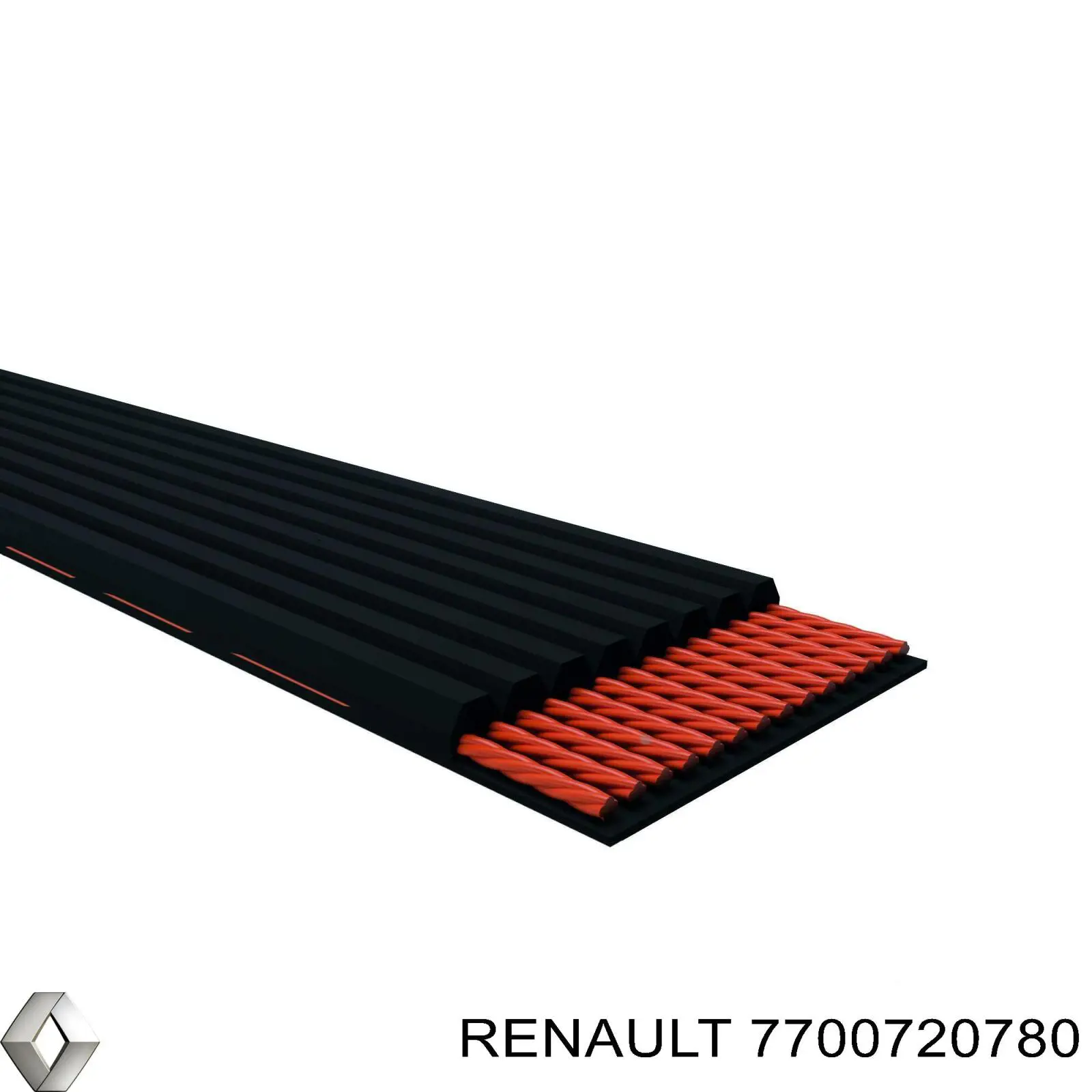 Correa trapezoidal 7700720780 Renault (RVI)