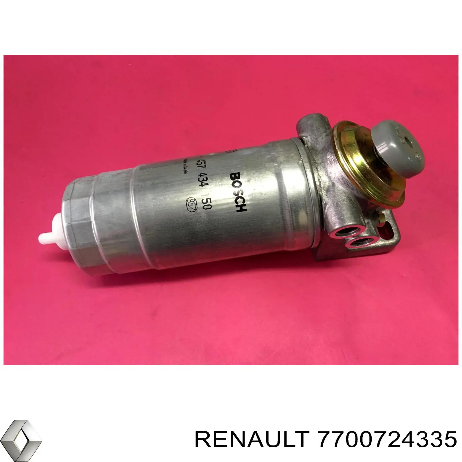 7700724335 Renault (RVI) filtro de combustível