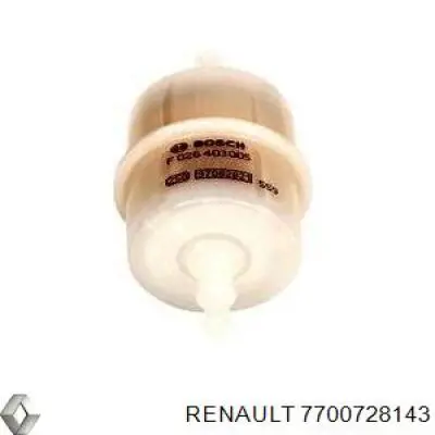 Фильтр тонкой очистки топлива Renault (RVI) 7700728143 цена, от 1.73 USD
