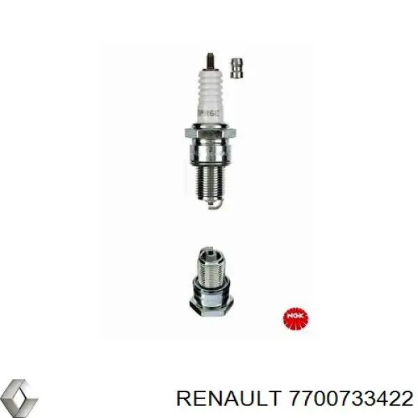 7700733422 Renault (RVI) Свечи зажигания