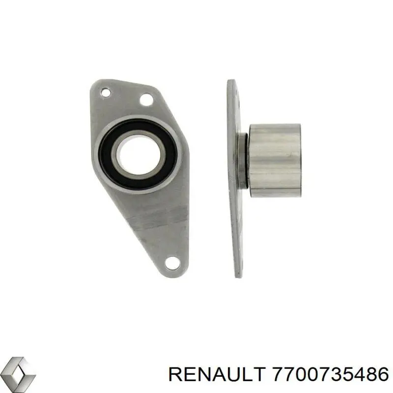 Rodillo intermedio de correa dentada 7700735486 Renault (RVI)