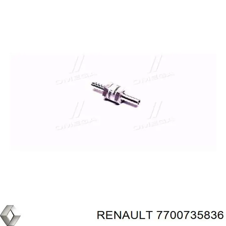Обратный клапан возврата топлива Renault (RVI) 7700735836 цена, от 4.31 USD