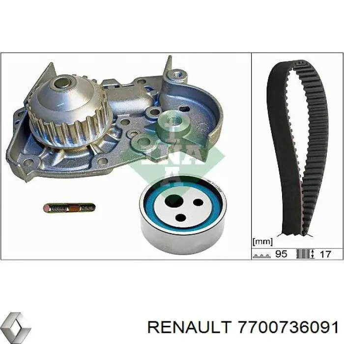 7700736091 Renault (RVI)