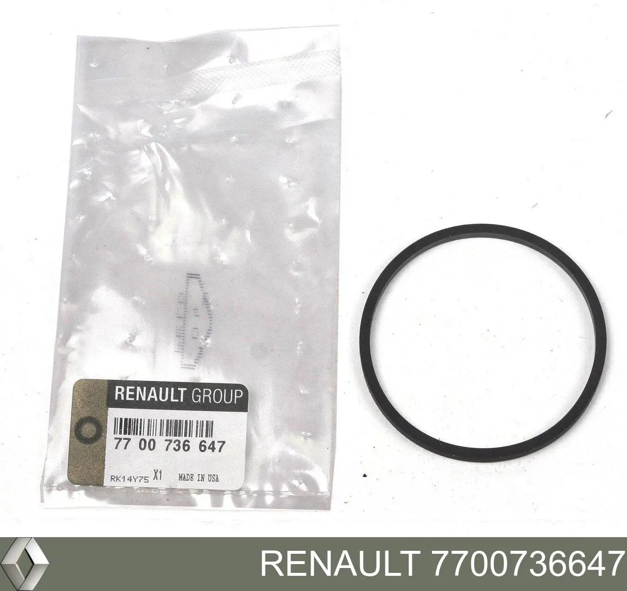 Прокладка масляного радиатора Renault (RVI) 2133400QAB