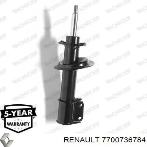 Амортизатор передний 7700736784 Renault (RVI)