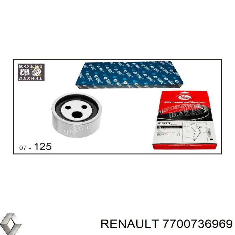 7700736969 Renault (RVI) ремень грм