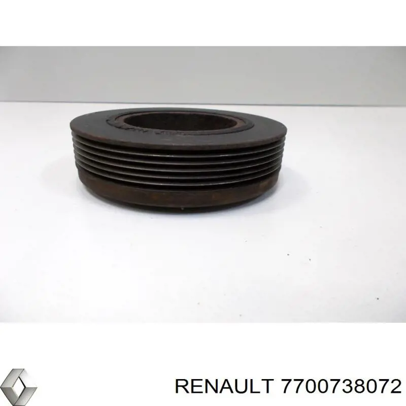 Шкив коленвала 7700738072 Renault (RVI)