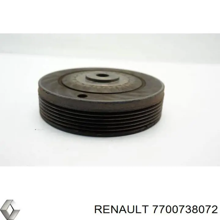 Шкив коленвала 7700738072 Renault (RVI)