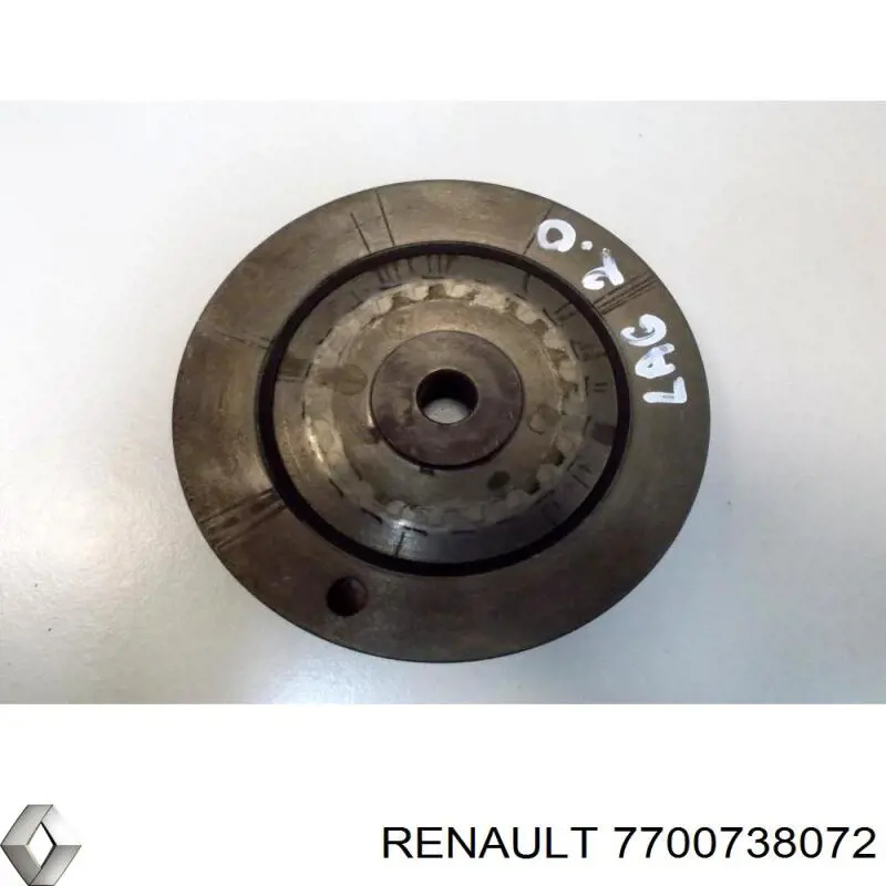 Купить 7700738072 Renault (RVI) Шкив-демпфер коленвала