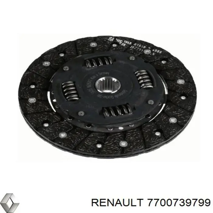 Диск сцепления 7700739799 Renault (RVI)