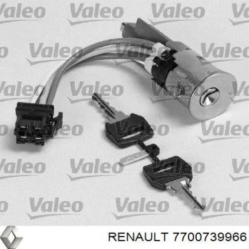 Замок зажигания, контактная группа Renault (RVI) 7700739966 цена, от  