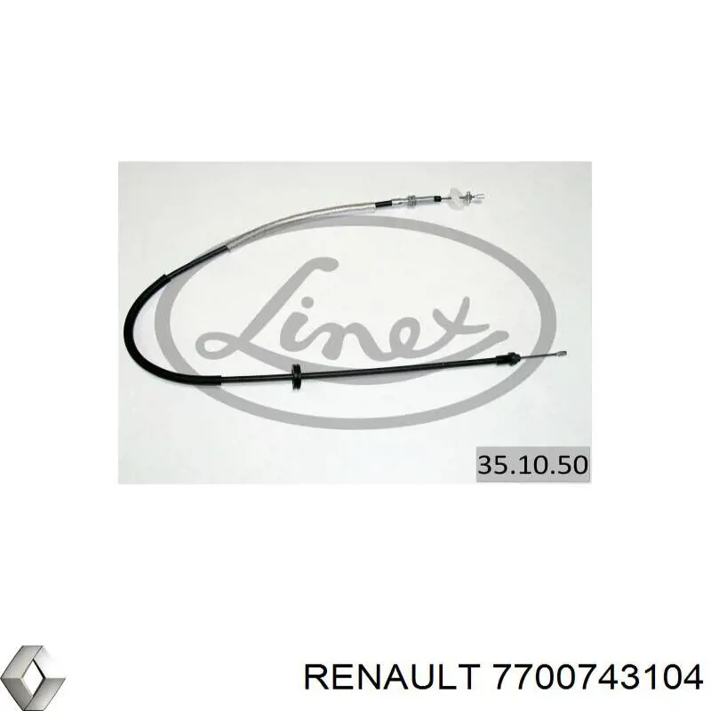 Compre 7700690094 Renault (RVI) Cabo de embraiagem