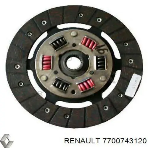 Диск сцепления 7700743120 Renault (RVI)