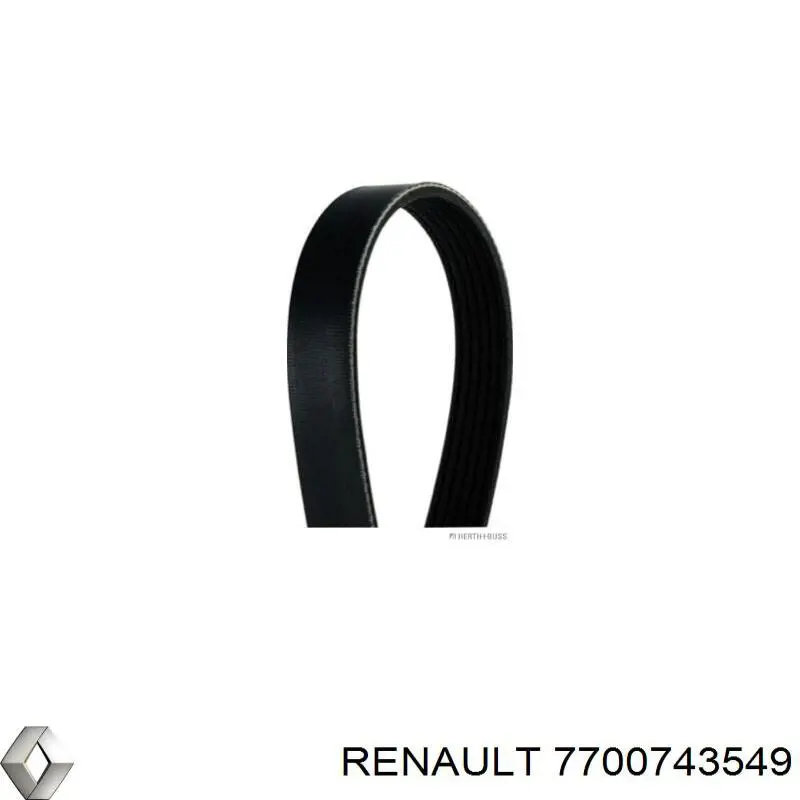 Клиновый ремень Renault (RVI) 7700743549 цена, от 12.87 USD