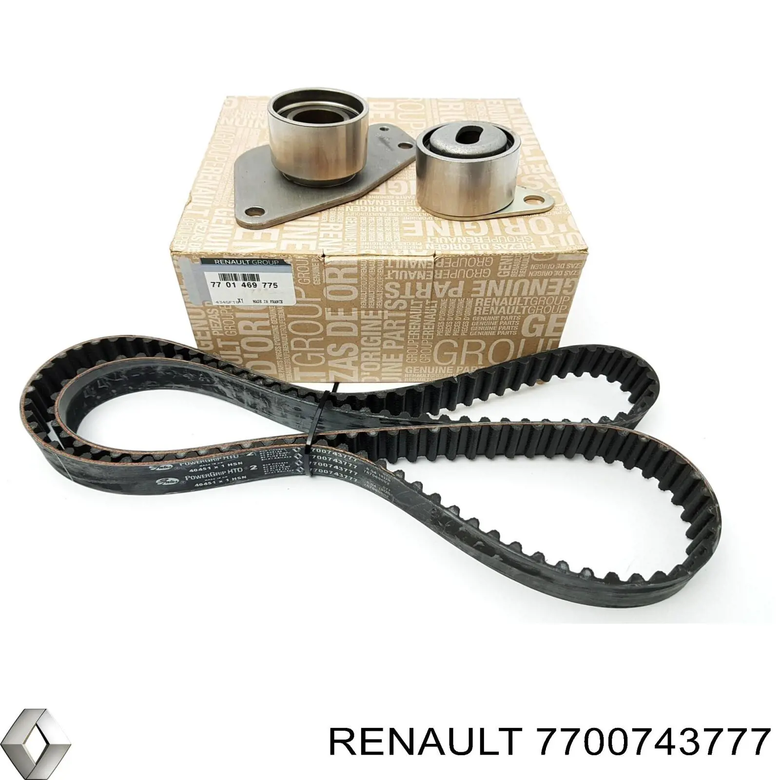 7700743777 Renault (RVI) ремень грм