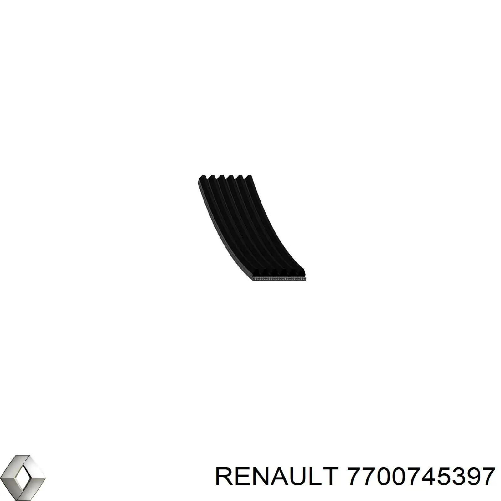 Клиновый ремень Renault (RVI) 7700745397 цена, от 8.20 USD