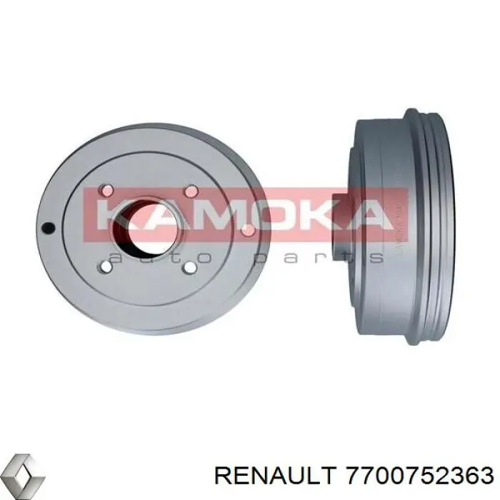 Барабан тормозной задний Renault (RVI) 7700752363 цена, от 29.03 USD