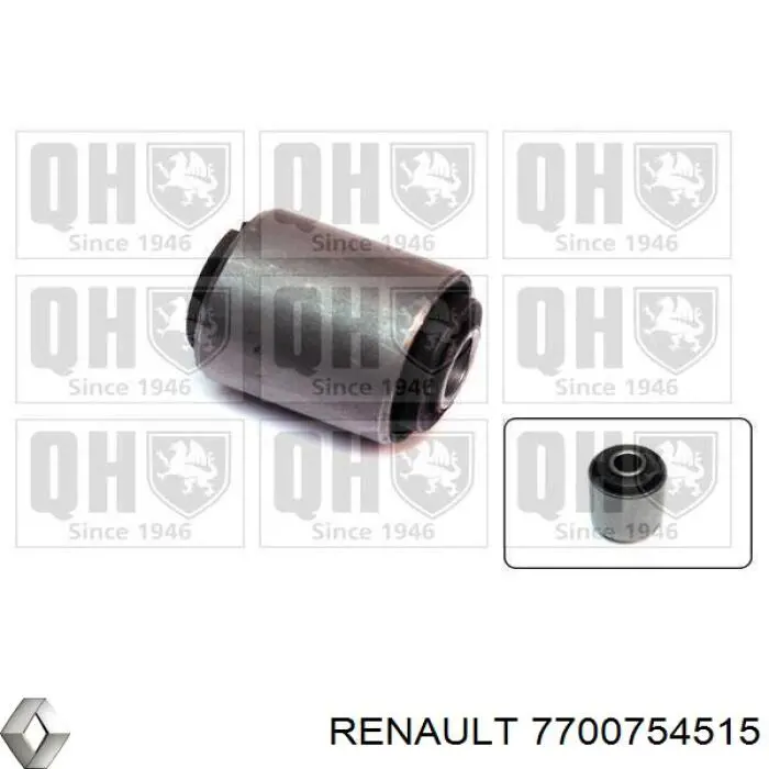Купить 7700754515 Renault (RVI) Сайлентблок нижний передней подвески