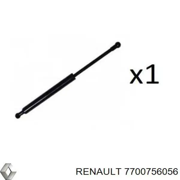 Амортизатор багажника 7700756056 Renault (RVI)