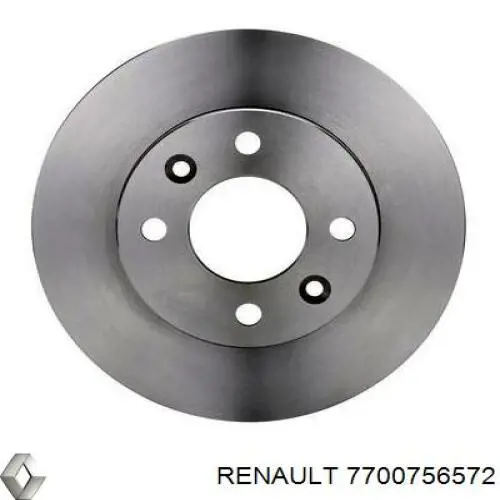 7700756572 Renault (RVI) диск тормозной передний