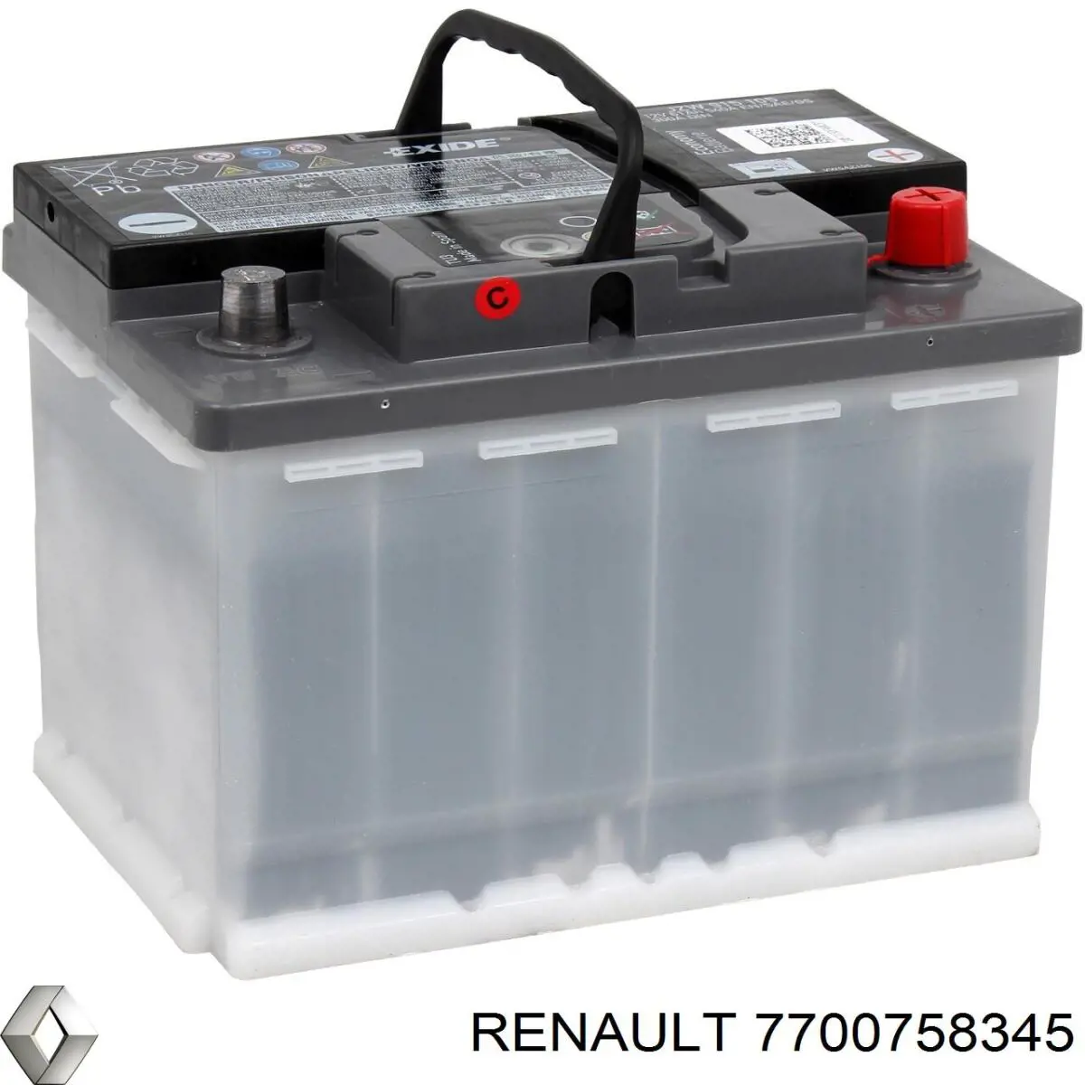 Аккумулятор 7700758345 Renault (RVI)