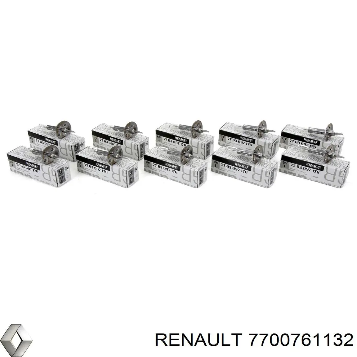 Лампочка накаливания Renault (RVI) 7700761132 цена, от 0.76 USD