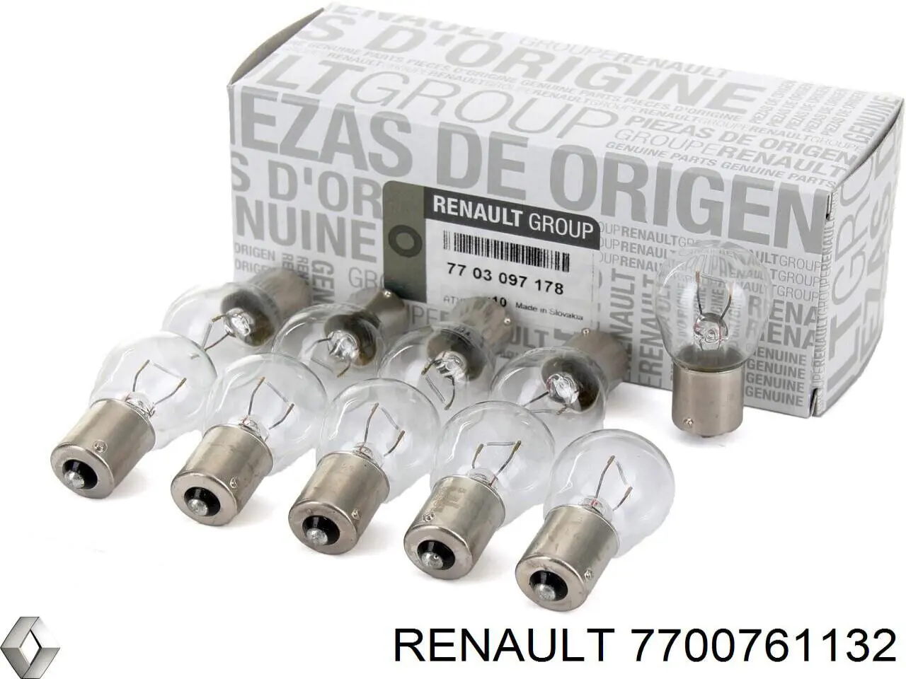 7700761132 Renault (RVI) Лампа