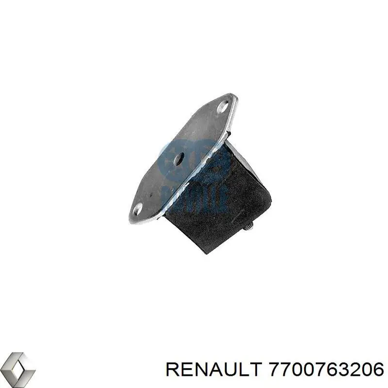 Soporte de motor derecho 7700763206 Renault (RVI)