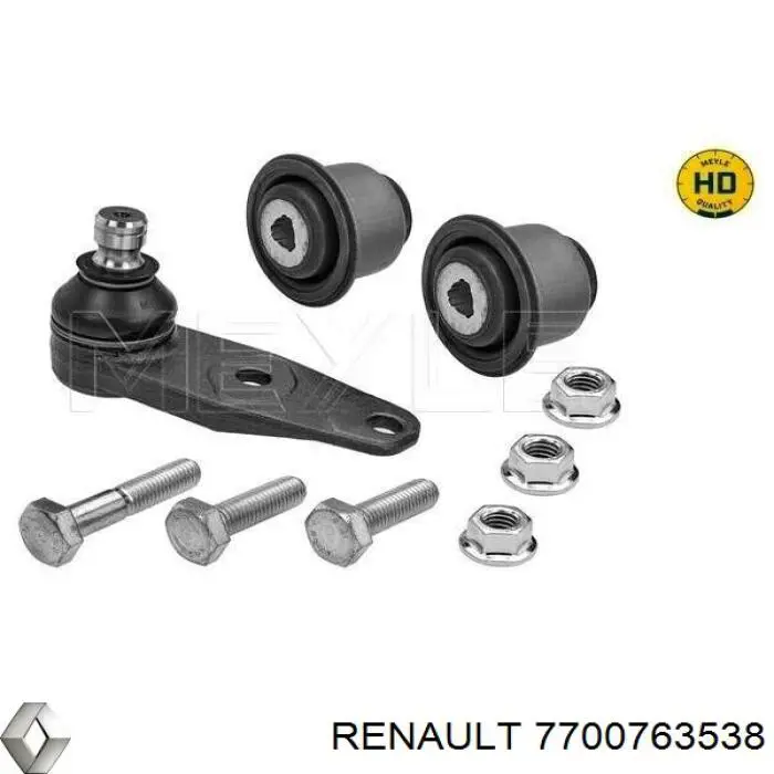 Купить 7700763538 Renault (RVI) Болт нижнего рычага