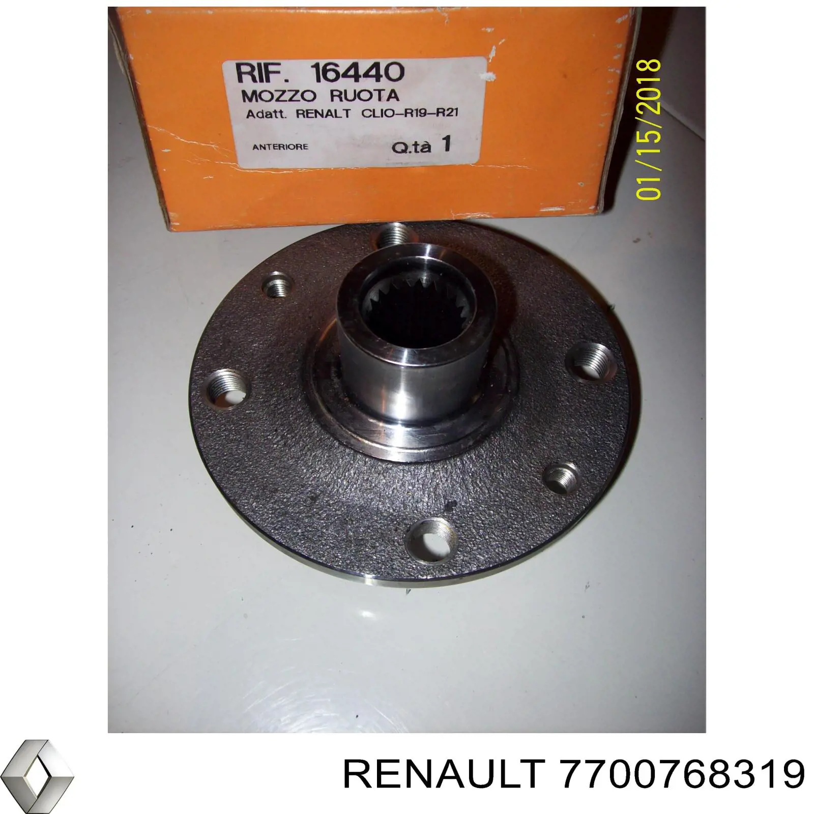 Ступицы передних колес Renault (RVI) 7700768319 цена, от 15.83 USD