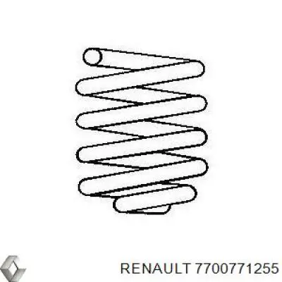Пружина амортизатора передняя Renault (RVI) 7700771255 цена, от 6.09 USD